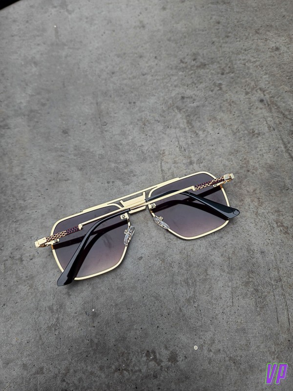 Louis Vuitton Cyclone Metal Gold Sunglasses